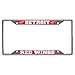FANMATS 14793 Detroit Red Wings Chrome Metal License Plate Frame, Team Colors, 6.25in x 12.25in