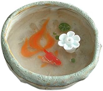 Amazon Bluelemon 手作り 池の型 金魚 お香立て 香立て付き 線香 香炉 陶器 赤 仏壇用香炉 オンライン通販 Amazon Bluelemon 手作り 池の型 金魚 お香立て 香立て付き 線香 香炉 陶器 赤 仏壇用香炉 オンライン通販