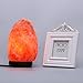 Himalayan Salt Lamp with Wood Base & Dimmer Cord & Light Bulbs,7-9 inch,4.5-6.6 lbs