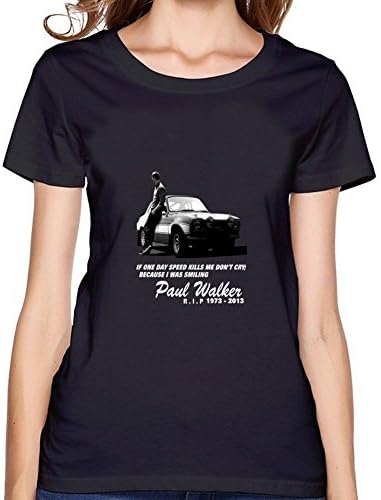 Fast Furious Family Paul Walker R.I Women's Short Sleeve Shirt XXL Black