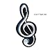 3 Pcs Headset Earphone Music Note Iron on Patches Embroidered Patch for Clothes Applique Sticker Badge