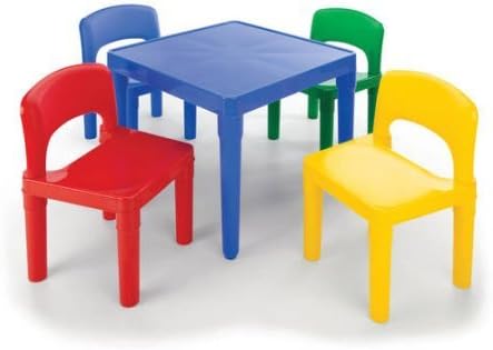 Tot Tutors Primary Focus Table and Chair Set - Multi 2 | Kids Multicolor Table and Chair Set - Multi 2