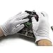 WINOMO 8 Pairs Nylon Gloves Work Glove White