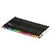 21 Watercolor Brush Pens - Soft Watercolor Markers with Flexible Brush Tips - Multiple Colors - Set of 21