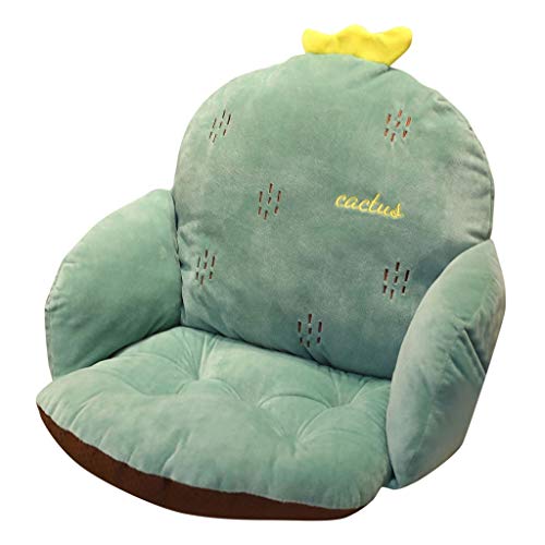 Sodoop Seat Cushion, Semi-Enclosed One Seat Cushion Chair Cushions Desk Comfort Seat Cushion Pad Warm Micro Plush Fleece Blanket Throw Rug Home Sofa Bed Car Coral Blankets - Thumbnail 2