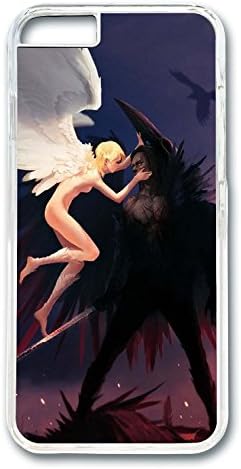 Personalized Angels Vs Devils Slim Hard Cover for iPhone 6 Case (4.7 inch) PC Transparent Cases