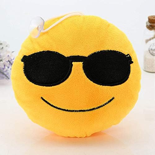 Liha Decorative Pillows - Styles Soft Emoji Smiley Cushions Pillows QQ Facial Emotions Pillow Yellow Round Cushion Stuffed Plush Toy Gift for Baby Kids 1 PCs