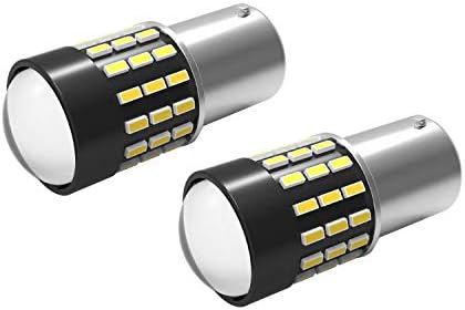 Autofeel LED Super Bright 1156 1141 1003 1073 BA15S 7506 LED 144 SMD 3014 Replacement Light Bulbs 1400 Lumens,Used For Backup Reverse Lights 6000K Xenon White 12v-24v (Pack of 2)