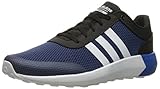 adidas NEO Men's Cloudfoam Race Running Shoe, Black/White/Satellite, 11 M US