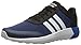 adidas NEO Men's Cloudfoam Race Running Shoe, Black/White/Satellite, 11 M US