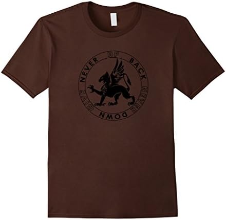 Men's Never Give Up/Never Back Down Medium Brown