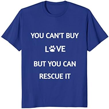 Mens Dog Lover Rescue T-Shirt for Men, Women and Youth 2XL Royal Blue