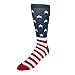 K. Bell Men's Cotton American Flag Crew Socks