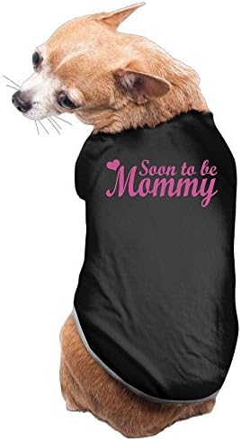 SEKODOVE Pet Dog Warm Clothes Puppy Jumpsuit Hoodie Coat Doggy Apparel Soon To Be A Mommy Dog Costumes