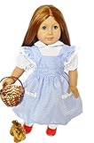 DollsHobbiesNmore Halloween Dorothy Outfit Compatible with 18 Inch American Girl Dolls