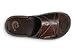 OLUKAI Ohana Leather Mens Slides Black/Black - 10