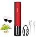 New Electric Wine Opener Rechargeable Automatic Corkscrew Wine Bottle Openers, Cordless Stainless Electric Corkscrew with Foil Cutter and USB Cable