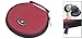 Red Nylon 20 Capacity Round Wallet Case Storage Holder for Disc CD DVD VCD