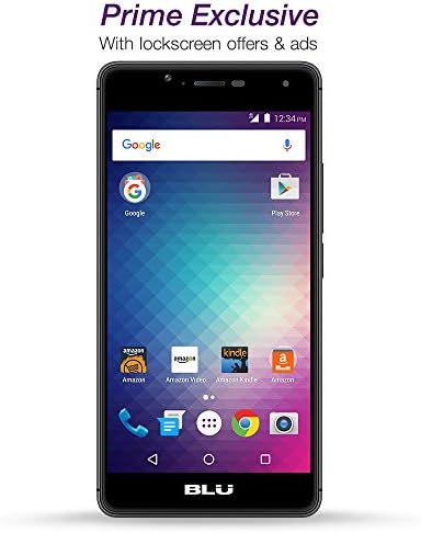 BLU R1 HD - 16 GB - Black - Prime Exclusive - with Lockscreen Offers & Ads