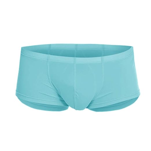 HEETEY Männer Boxershorts Herren Unterwäsche Mode Ultradünne Eisseide Ultradünn nahtlos Atmungsaktive Unterwäsche Nahtlose ei