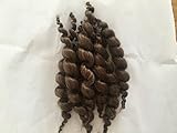Premium Curly Mohair Natural Hand Dyed Soft Dark Brown for Fake Babies Reborn Doll Supplies Accessories 20g