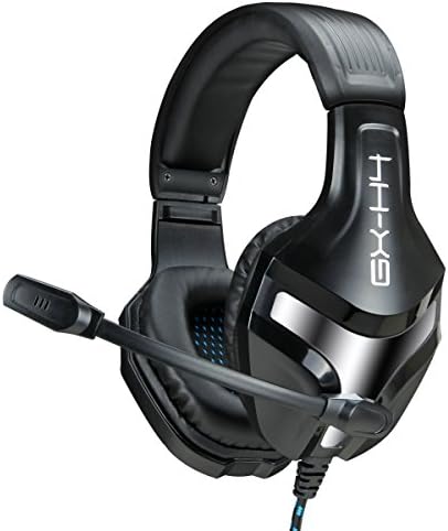 Enhance gx-H4 Computer gaming Headset With Microphone - Braided Cable, Noise Isolating Headphones, Comfort Design Headband - Connect With 3.5Mm Aux - Infiltrate Series
