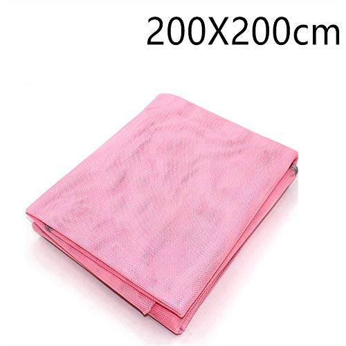 GEMGO Beach Mat Sand Free Blanket Sand Proof Magic Sandless Sand Dirt & Dust Disappear Fast Dry Easy to Clean Waterproof Rug Avoid Sand Dirt and Grass Keep Everything Clean for Beach(Pink-Big) - Thumbnail 4