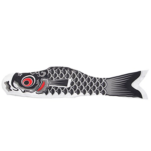 70cm Koi Nobori Carp Wind Socks Koinobori Colorful Fish Flag Hanging Wall Decor