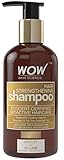 WOW Hair Strengthening Shampoo for Hair Growth and Hair Repair - Strengthening Treatment for Thin Weak Damaged Hair - Rosemary Tea Tree Moroccan Argan oil - Paraben and Sulfate Free- 10 Fl Oz