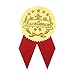 Certificate Seals Gold Embossed Award Stickers - 96 Count 1.7 in - Gold Foil Seals for Certificates & Great Effort Stickers