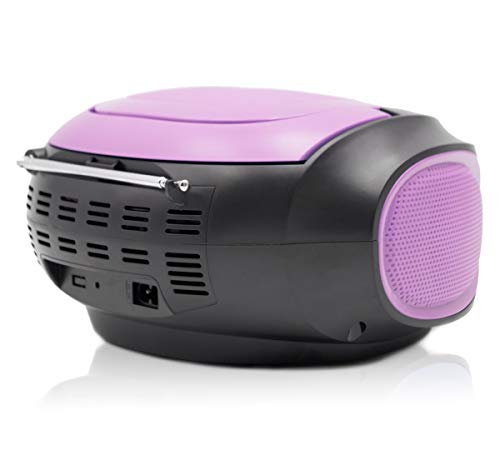 Lauson LLB999 Draagbare CD-Speler Multicolor LED-Verlichting, Digitale FM-Radio en LCD-Scherm | USB-Speler Speelt MP3… - Afbeelding 8