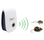 Nihao Pest Control Ultrasonic Repeller -Electronic Plug -In Repeller for Insects- Preferable Repellent for Cockroach, Rodents, Flies, Roaches, Ants, Spiders, Fleas, Mice