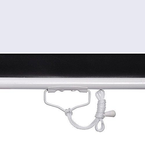 Instahibit-100inches-Diagonal-169-Manual-Pull-Down-Projection-Screen-Self-Locking-87-x-49-White