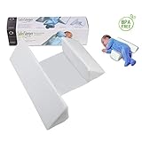 LANREN Newborns Infant Baby Sleep Pillow, Comfortable & Washable (White)