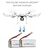 YSHESS 7.4v 1200mah Official Battery With 2 IN 1 Battery Charger for MJX X101 RC Quadcopter Drone Spare Parts,2pcs
