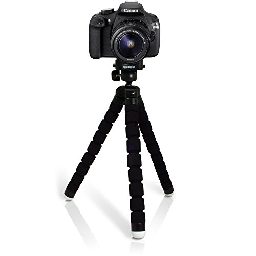 Igadgitz Large Universal Flexible Foam Mini Tripod For Canon Fd