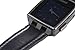 MOTONG Replacement Band for Pebble Steel 2 - Fits Pebble Steel 2 with 22mm lugs(Leather Black)