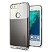 Spigen Neo Hybrid Crystal Google Pixel Case with Flexible Inner Casing and Reinforced Hard Bumper Frame for Google Pixel 2016 - Gunmetal