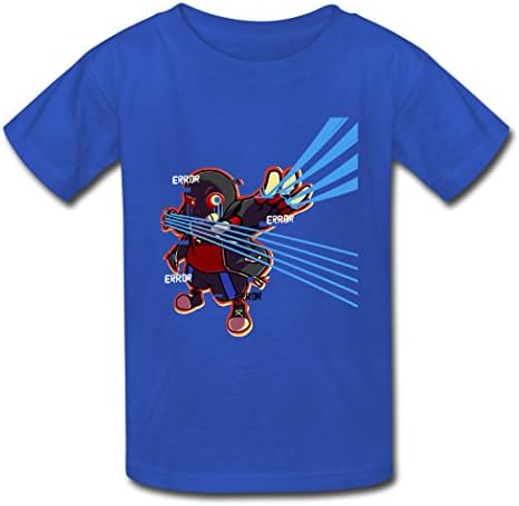 BeDora Error Sans Undertale For Kid's T-shirt Blue Large