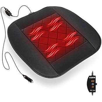 COFIT Heating Car Seat Cushion, 12V Comfortable Seat Pad Heater Perfect for Cold Weather and Winter Driving