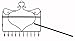 ARAD Metal Wall Mount Heart Shaped Jewelry Display Rack-Necklaces, Earrings, Bracelets-Black