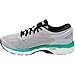 ASICS Women's Womens Gel-Kayano 24 Athletic Shoe, Mid Grey/Black/Atlantis, 8 Medium US