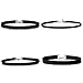 Jstyle 4-6PCS Choker Necklace for Women Girls Choker Tattoo Simple Fashion Choker Jewelry