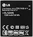 LG FL-53HN Original OEM DoublePlay Battery SBPL0103001/SBPL0103003 for Thrill 4G G2x - Non-Retail Packaging - Black