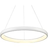 Kuzco Lighting Cortana - 60W LED Pendant-2.5 Inches Tall and 32.25 Inches Wide-White Finish