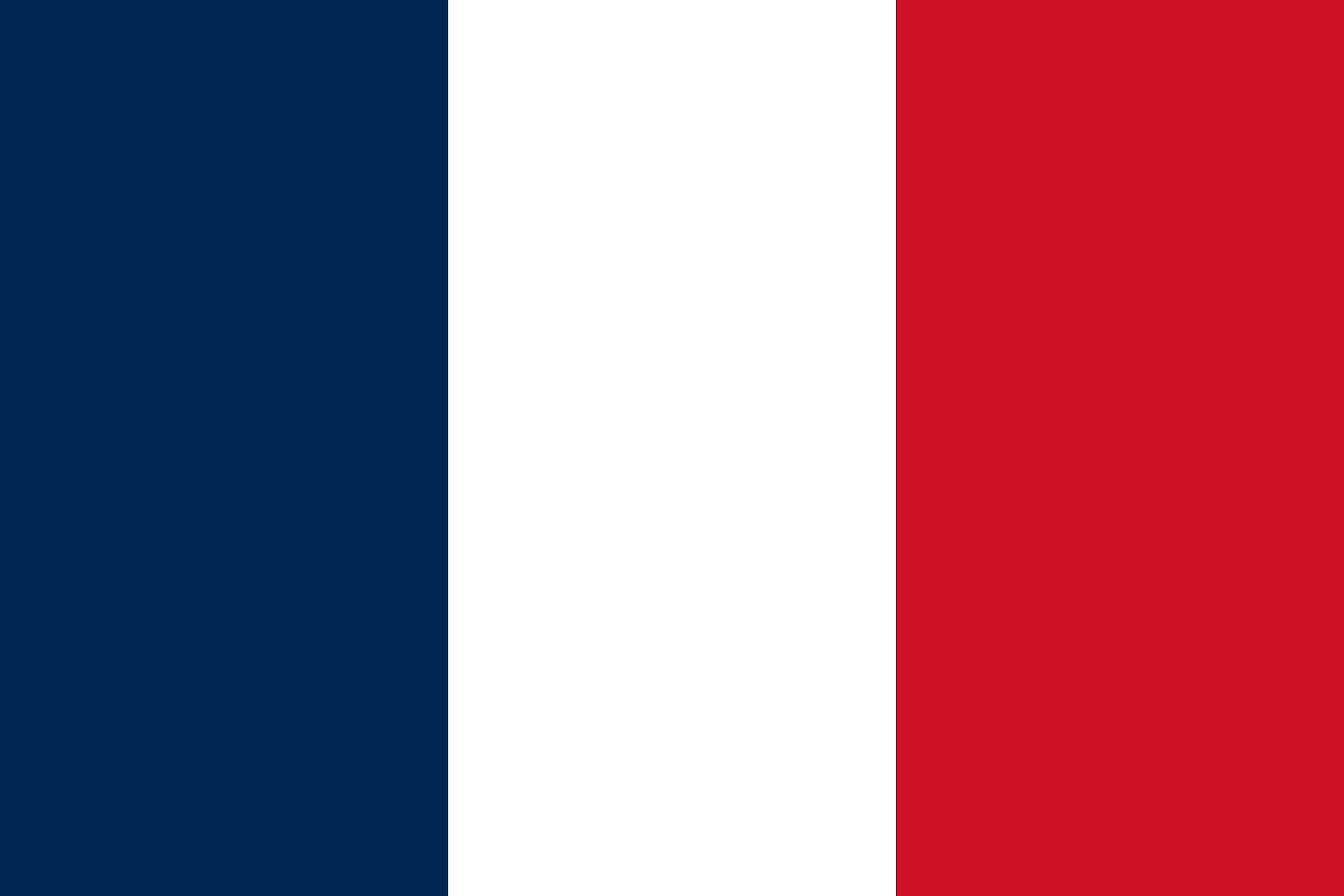 Premium Flag - 90 x 150 cm / 150 cm / 90 cm - Made of Polyester with Golden Eyelets - Durable and Weatherproof (France) — image 1