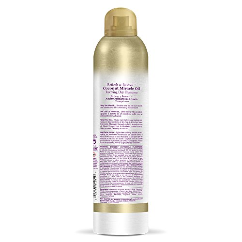 OGX Extra Strength Refresh Restore + Dry Shampoo, Coconut Miracle Oil
