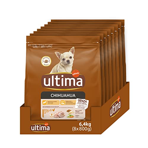Ultima Croquettes pour Chien Chihuahua - Pack 8 x 800g - Total 6,4kg