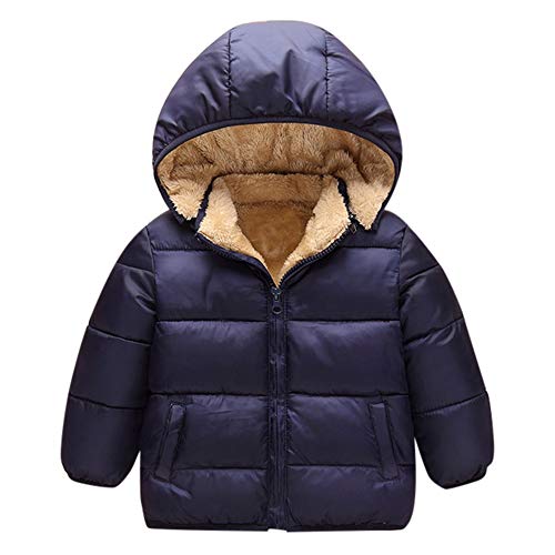 SMALLE ◕‿◕ Winter Outerwear Coat Boys Girl Winter Coats Jacket Kids Zipper Up Snow Hoodie Clothes