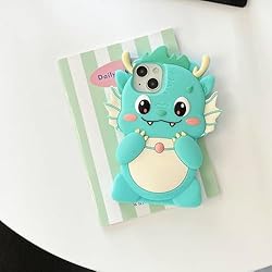 YAKVOOK Case for iPhone,Kawaii Phone Cases 3D
